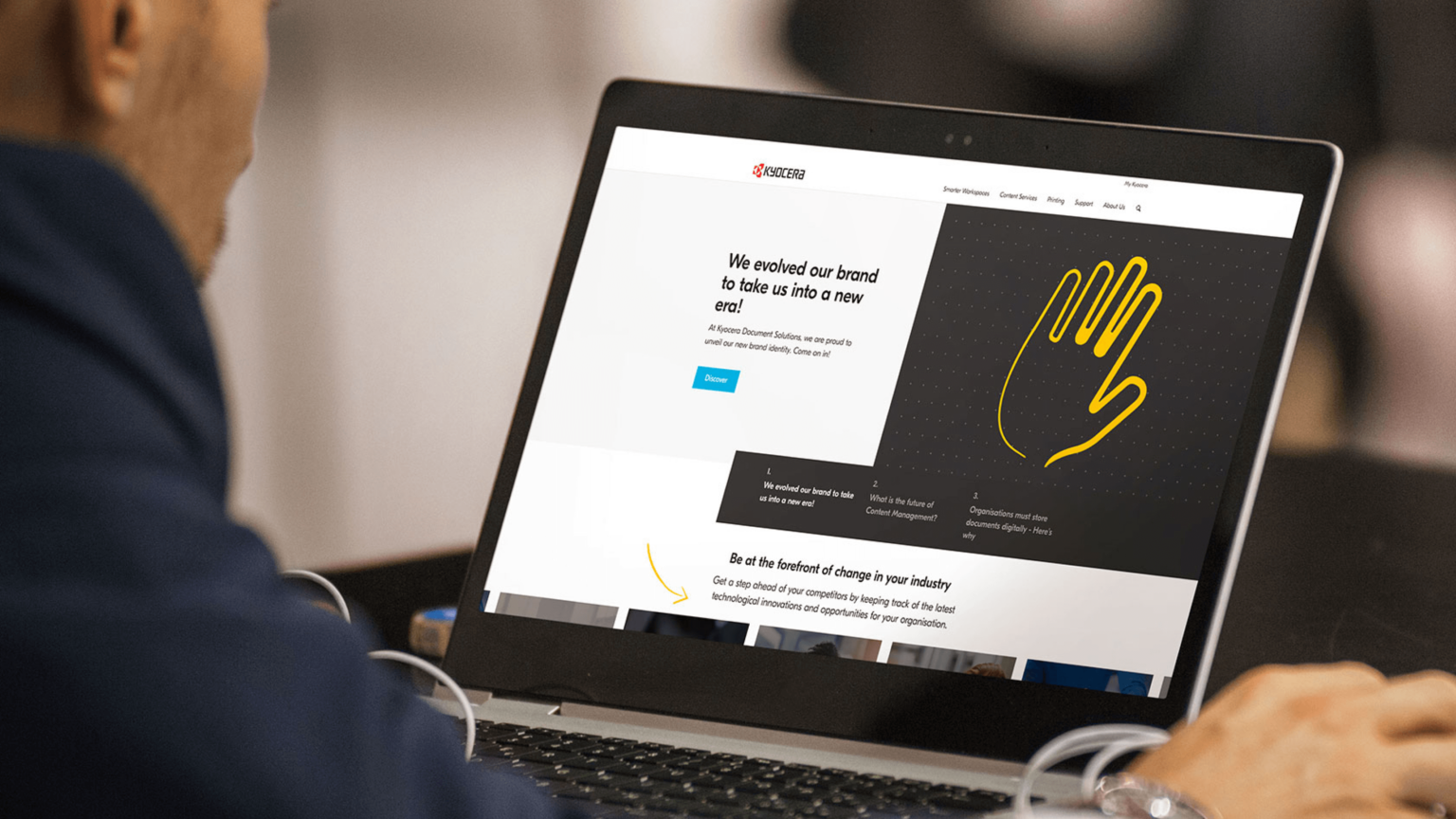 Modernizacja platformy Kyocera - CMS dla dużych przedsiębiorstw