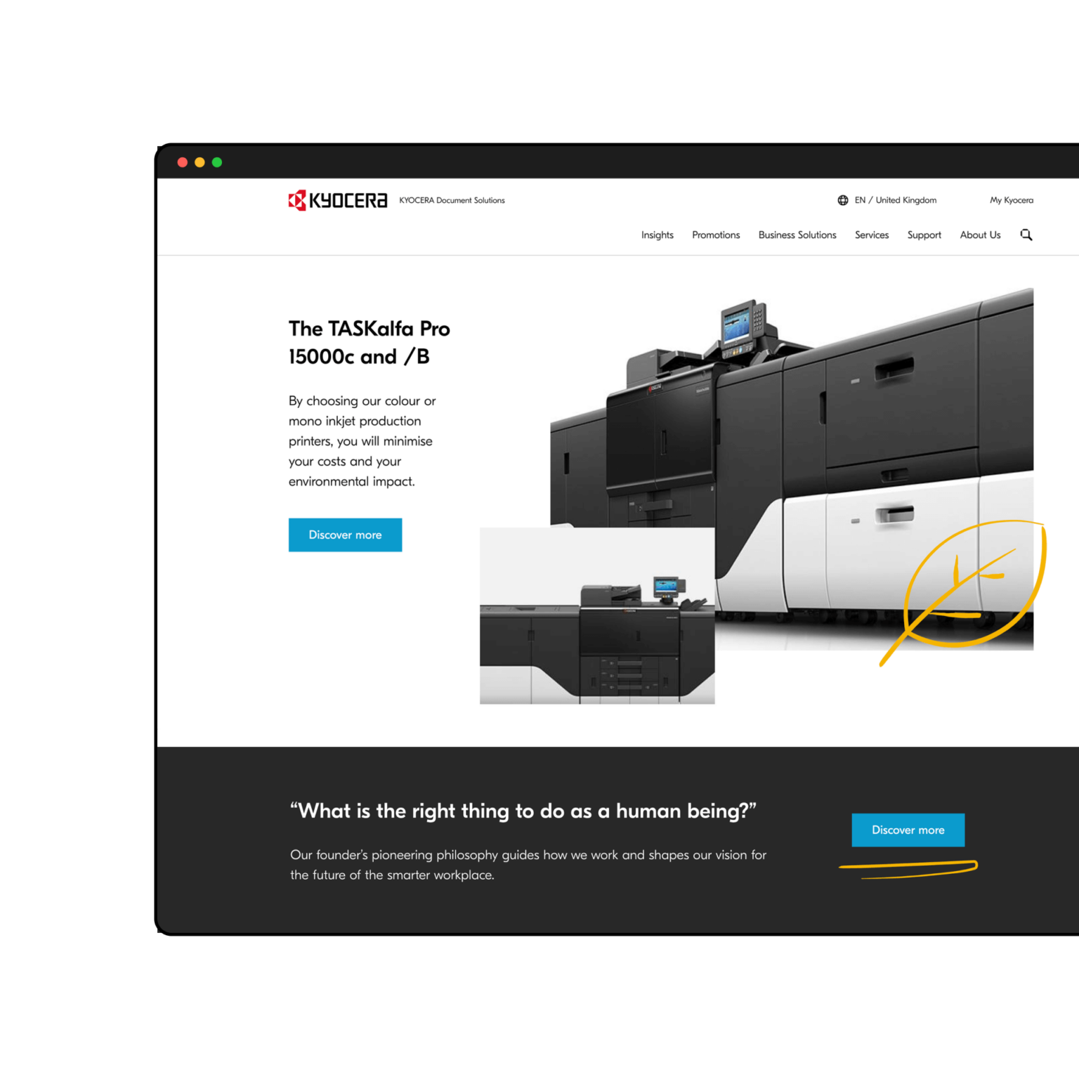 Przykład wdrożenia globalnego CMS (content management system) w odpowiedzi na specyficzne potrzeby klienta - Kyocera