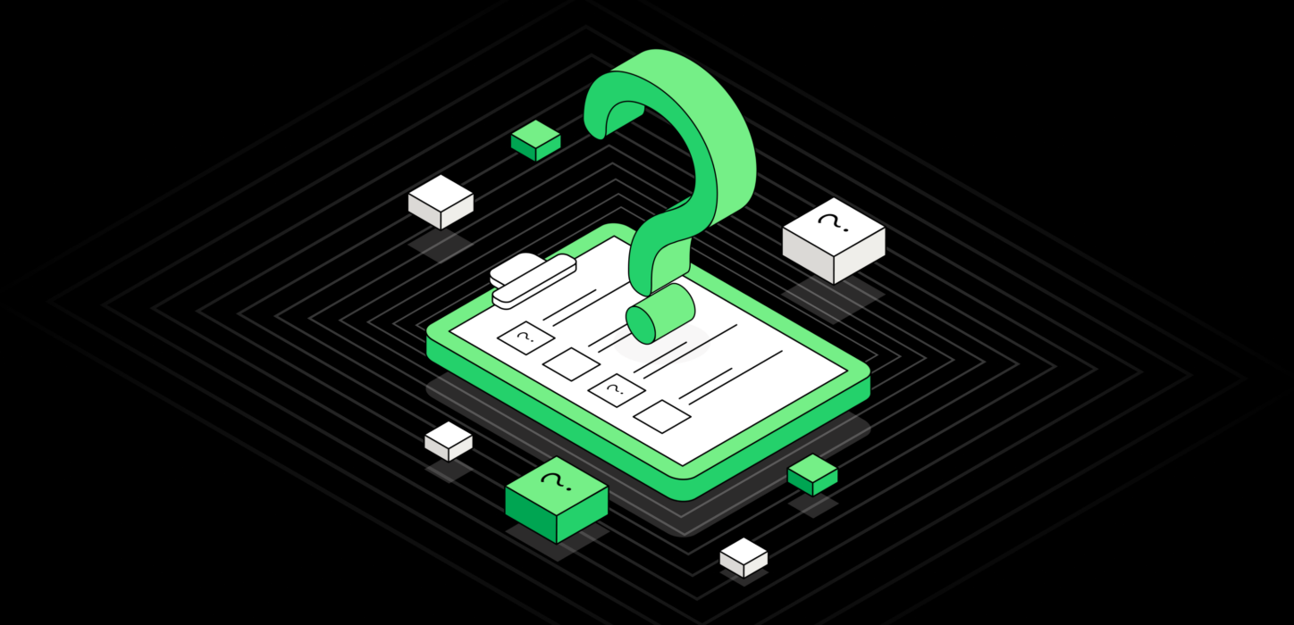 The graphic shows a green question mark hovering over a checklist of questions, symbolizing the process of selecting an IT technology partner. It's an ideal tool for companies planning IT RFPs and looking for a partner to meet their needs. The checklist helps to analyze proposals, compare technology capabilities and potential of IT companies. It helps customers better understand the importance of working with technology partners for services, innovation and product development. Learn how to effectively plan RFPs and select the right IT partner