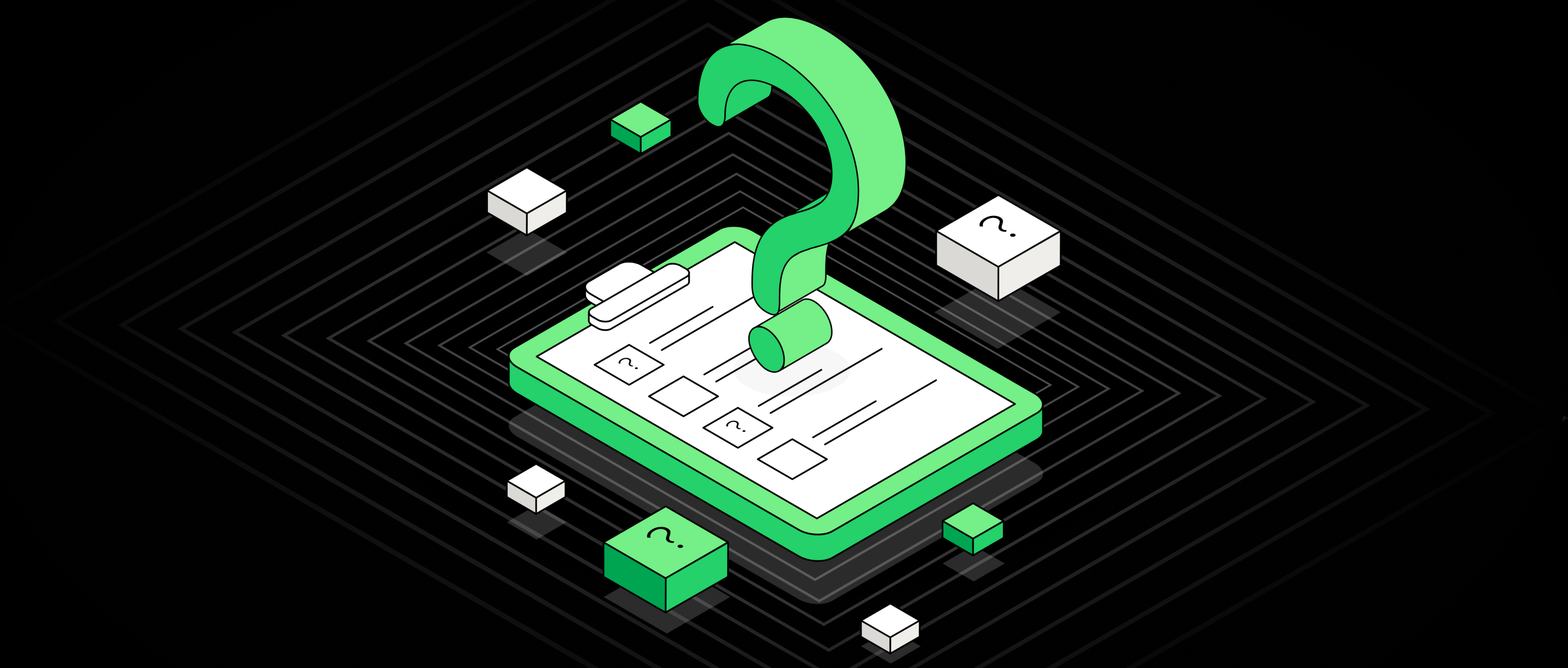 The graphic shows a green question mark hovering over a checklist of questions, symbolizing the process of selecting an IT technology partner. It's an ideal tool for companies planning IT RFPs and looking for a partner to meet their needs. The checklist helps to analyze proposals, compare technology capabilities and potential of IT companies. It helps customers better understand the importance of working with technology partners for services, innovation and product development. Learn how to effectively plan RFPs and select the right IT partner