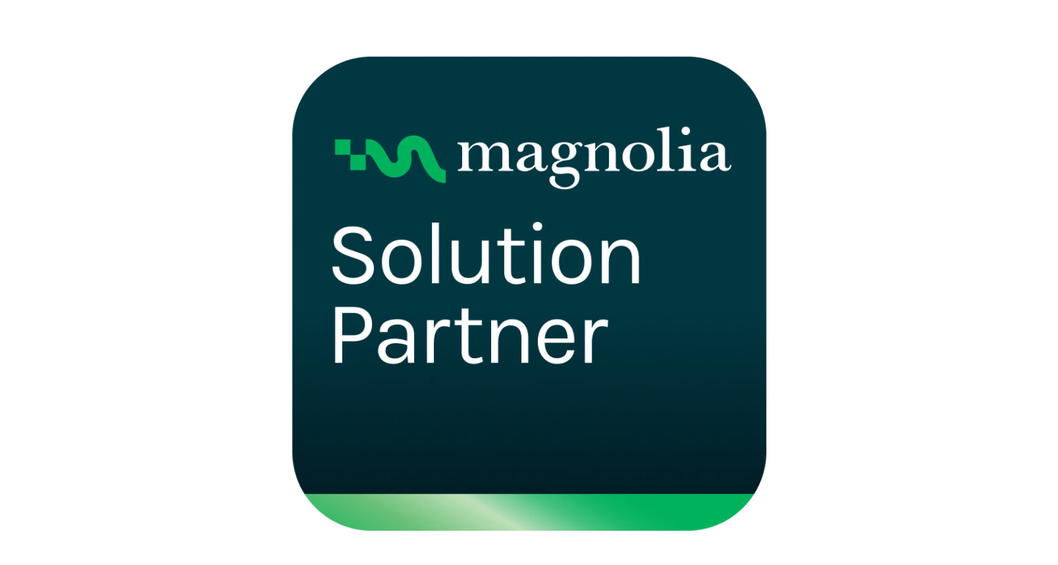 Magnolia CMS logo next to SYZYGY logo, symbolizing the official partnership between SYZYGY and Magnolia CMS, highlighting collaboration in implementing DXP and CMS solutions for businesses.