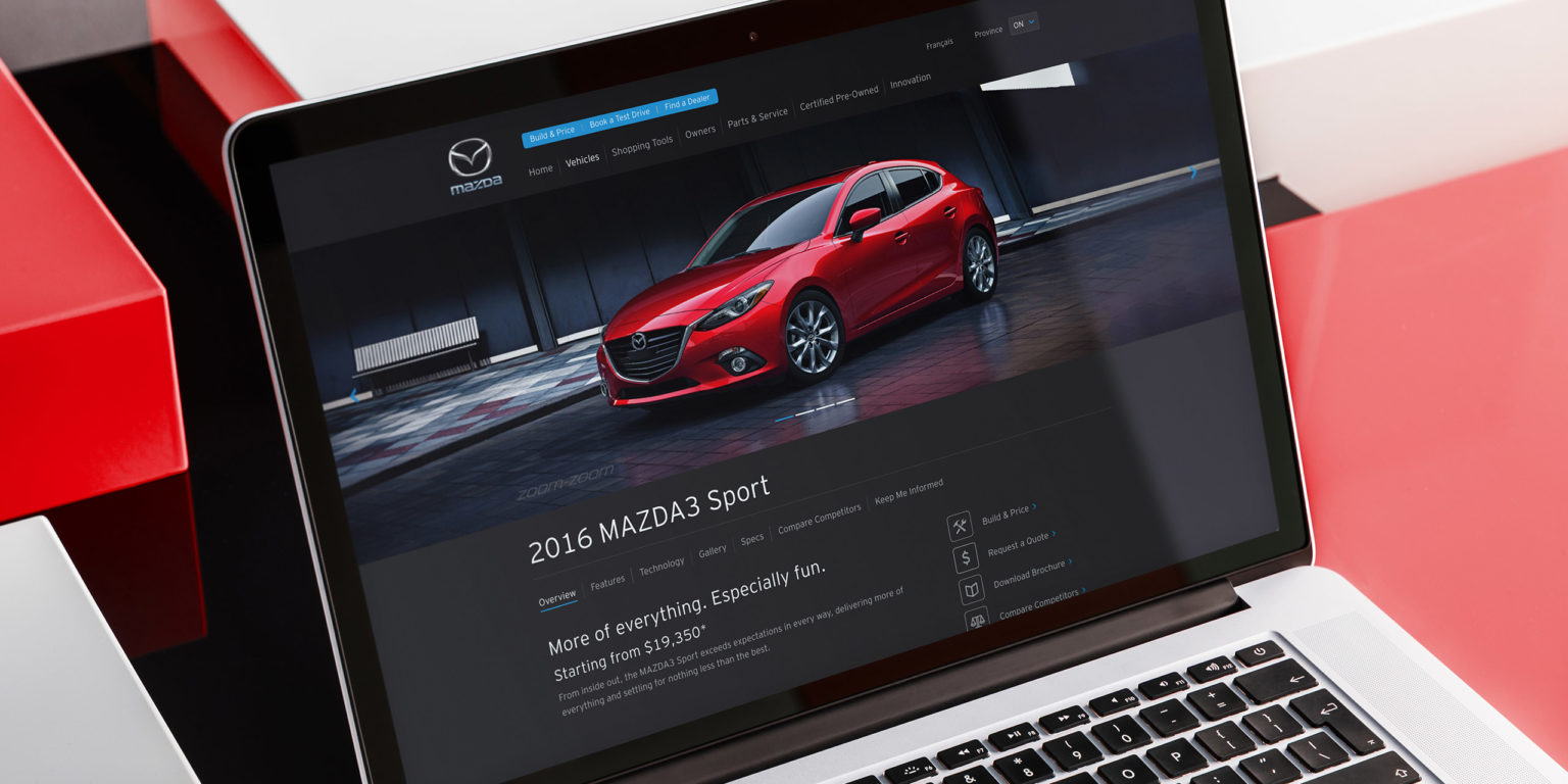 Case study - Mazda configurator